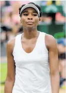  ?? Picture / Photosport ?? Venus Williams won’t be charged over a fatal car crash but a law suit against her will be pursued.