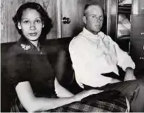  ??  ?? This Jan 26, 1965 file photo shows Mildred Loving and her husband Richard P Loving. — AP photos