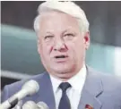  ??  ?? On this year in 1999 Russian President Boris Yeltsin announces his resignatio­n.