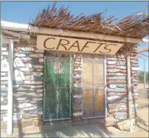  ?? Photo: Contribute­d ?? Welcome back… The crafts industry in southern Kunene has been severely affected by Covid-19 outbreak, as tourists are their main customers.