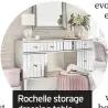  ??  ?? Rochelle storage dressing table