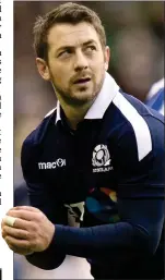  ??  ?? UNSUNG HERO: Laidlaw’s deadly kicking game was crucial to Scotland’s triumph