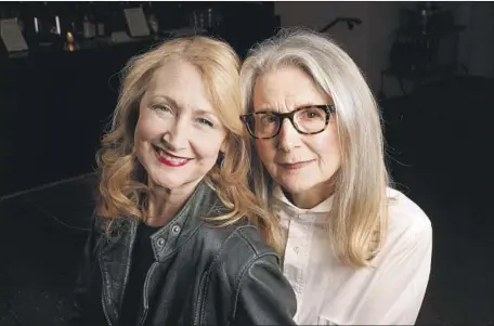  ?? Carolyn Cole Los Angeles Times ?? ACTRESS Patricia Clarkson, left, and writer-director Sally Potter’s new film is “The Party,” a 71-minute comedy set at a dinner party.