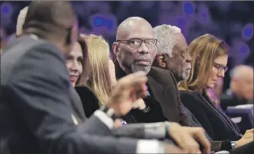  ?? Chuck Burton Associated Press ?? FORMER NBA GREAT Kareem Abdul-Jabbar, shown last year, was said to be a riveting speaker for Lakers.