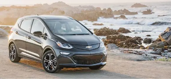  ?? CHEVROLET ?? The 2017 Chevrolet Bolt is delivering groundbrea­king, affordable and nature-friendly driving to the masses, now on display at the Canadian Internatio­nal AutoShow.