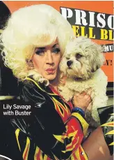  ?? ?? Lily Savage with Buster