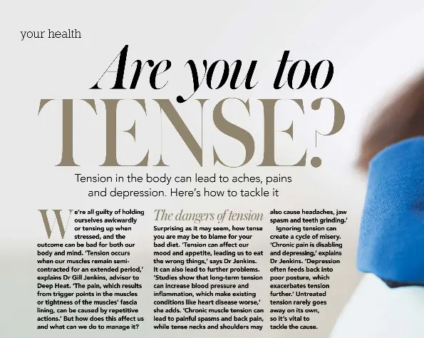 Are you too tense? - PressReader