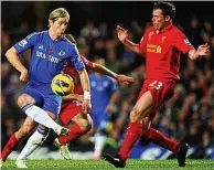  ?? GETTY IMAGES ?? Rivalry: Torres and Carragher