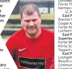  ??  ?? LUKE UP Mark Weir is eyeing another promotion at Carluke at veteran age of 39