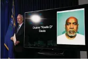  ?? John Locher/Associated Press ?? Clark County District Attorney Steve Wolfson announces the Sept. 29 arrest of Duane “Keffe D” Davis in the 1996 slaying of rapper Tupac Shakur.