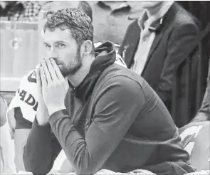  ?? ASSOCIATED PRESS FILE PHOTO ?? Cavaliers' Kevin Love writes in an essay for the Players’ Tribune that he suffered a panic attack Nov. 5 in a home game against Atlanta. He was briefly hospitaliz­ed and it left him shaken.