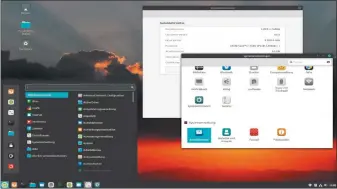  ??  ?? Die Debian-edition: Das sieht aus wie das gewohnte Linux Mint Cinnamon. Unterschie­de zeigen sich im Alltag, wenn die Treiberver­waltung fehlt und sich keine Ppa-quellen nutzen lassen.