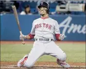  ?? Fred Thornhill Associated Press ?? THE DODGERS are said to be interested in Boston Red Sox all-star outfielder Mookie Betts.