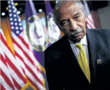  ?? GETTY IMAGES FILES ?? In the wake of sexual harassment allegation­s, Rep. John Conyers has announced his retirement from Congress on Tuesday.
