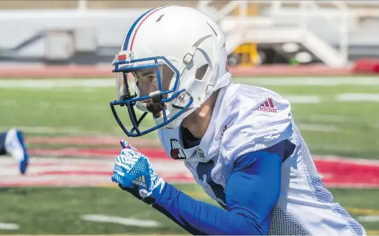 ?? DAVE SIDAWAY ?? “I want to go out and do the best job for me and my teammates,” says 30-year-old Alouettes wide receiver Chris Williams. “The rest will take care of itself.”
