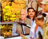  ?? PTI ?? Minister of state for external affairs M.J. Akbar coming out of the MEA at South Block, in New Delhi, on Monday. —