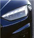  ??  ?? Audi’s signature LED headlamps with animated indicators comes standard.