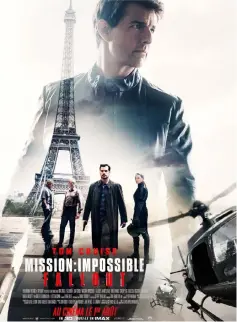  ?? — Paramount Pictures ?? ‘Mission: Impossible - Fallout’ has been seen by 2.6 million cinema-goers in France.