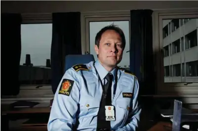  ?? FOTO: JACOB BUCHARD ?? Avsnittsle­der Thor Atle Pedersen i Agder-politiet har ledet den omfattende etterforsk­ningen som blir kjent i dag.