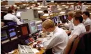  ?? ?? Sterling dealers on the trading floor of NatWest's foreign exchange department during the 1992 Black Wednesday crisis. Photograph: James Jim James/PA Archive/ Press Associatio­n Images