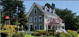  ?? JACKIE BURRELL — STAFF ?? The Glendeven Inn & Lodge sits on a 15-acre farmstead in Little River, just south of Mendocino, with guest rooms in the historic country house and a modern lodge next door.