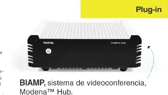 BIAMP, sistema de videoconfe­rencia, Modena™ Hub. - PressReader