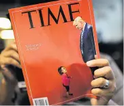  ?? AFP ?? La polémica portada de la revista ‘Time’.