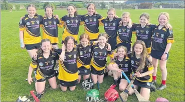  ?? ?? Our U12 camogie team that faced Castlemart­yr in the 2nd match of their league recently.