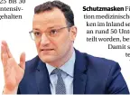  ?? FOTO: DPA ?? Gesundheit­sminister Jens Spahn am Freitag in Berlin.