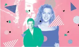  ?? ?? Stock Aitken Waterman’s 20 greatest songs – ranked! From left; Pete Burns, Rick Astley, Kylie Minogue Illustrati­on: Guardian Design