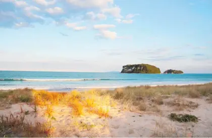  ?? Photo / 123rf ?? A group of 16 people were rescued from Whenuakura Island, one kilometre east of Whangamata¯ .