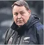  ??  ?? HAPPY New Zealand head coach Steve Hansen