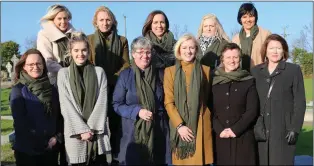  ??  ?? Local women who honoured the immense contributi­on of Cumann naBan pictured with Guest of Honour Lisa Chambers TD at the Sean Moylan Commemorat­ion in Kiskeam. Included are Anne Marie O’ Keeffe, Roisín Murphy, Sheila O’ Keeffe, Bríd Moynihan, Imelda Moyhihan, Ita Hallissey, Derval Fitzpatric­k, Sarah O’ Sullivan, Ursula Carroll and Breda Murphy.