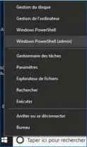  ??  ?? Ouvrez le PowerShell pour saisir des commandes.