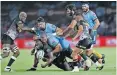  ?? BackpagePi­x ?? STI Sithole, seen here being tackled by Bulls prop Wilco Louw, says the Stormers’ discipline was not up to standard at Loftus Versfeld. |