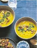  ?? ?? Sophie Gordon’s curried pumpkin dal