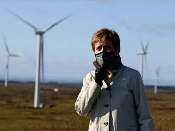  ?? (AFP) ?? First minister says talks in London are now about 'how and when' for referendum