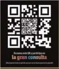  ??  ?? ESCANEAR Y VOTAR Cualquier ciudadano puede escanear este código QR y participar en la encuesta, hasta el mes de enero