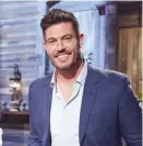  ?? ?? Jesse Palmer, host of “Holiday Baking Championsh­ip”