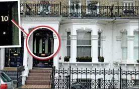  ??  ?? BIG MOVE: The house, with its number circled, owned by the MP, top right