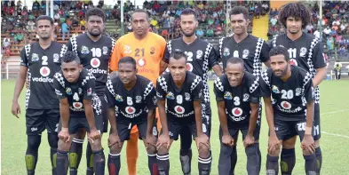  ?? Photo: Fiji FA Media ?? Ba Football team preparing for the OFC Champions League.