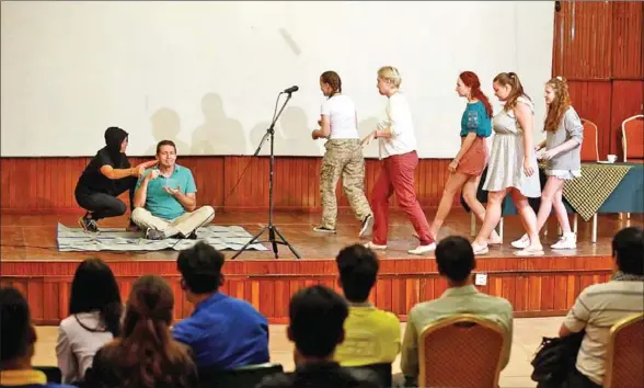  ?? HEAN RANGSEY ?? The Russian and Cambodian art communitie­s are tapping into their talent bases to take the stage in an attempt to find common ground between the cultures.