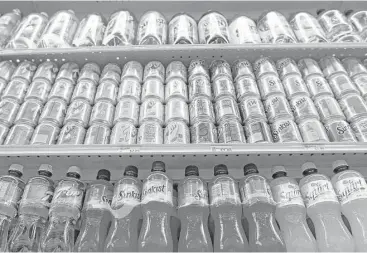  ?? Paul Chinn / San Francisco Chronicle ?? The idea of a tax on sugary beverages is gaining ground in the U.S. It’s reported that Americans annually consume 66 pounds of sugar per person.