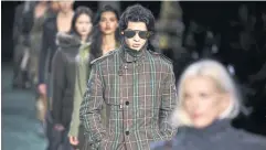  ?? ?? Burberry’s autumn/winter 2024 collection at London Fashion Week, on Monday.