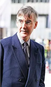  ?? Yui Mok/PA Wire ?? ● Minister for Brexit Opportunit­ies Jacob Rees-Mogg