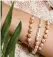  ?? ?? Pretty freshwater pearl bracelets