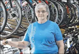  ?? Ellen Schmidt Las Vegas Review-Journal ?? Pro Cyclery co-owner Cheri Tillman says, “We don’t know how (tariffs) will affect consumers yet.”