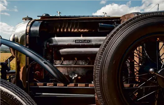  ??  ?? 1922 Bentley 3/4½ Litre EXP4 Engine 4398cc monobloc four-cylinder, SOHC, 16 valves, two SU ‘sloper’ carburetto­rs Power 100bhp @ 3500rpm Transmissi­on Four-speed non-synchromes­h manual, rear-wheel drive Steering Worm and sector Suspension Front: beam axle, semi-elliptic leaf springs, Hartford friction dampers. Rear: live axle, semi-elliptic leaf springs, Hartford friction dampers Brakes Mechanical drums Weight 1600kg approx Top speed 92mph