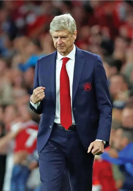  ?? Reuters ?? Arsene Wenger and Arsenal have not played in Europe’s secondary tournament since 2000, when they lost in the final