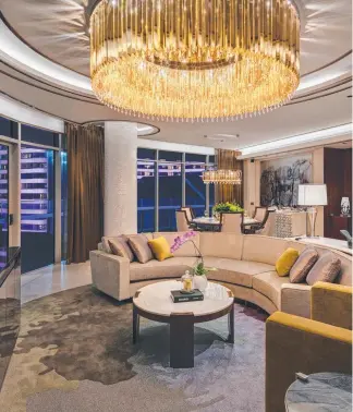  ??  ?? A penthouse suite at The Star’s luxury Darling hotel, which will open on March 22.